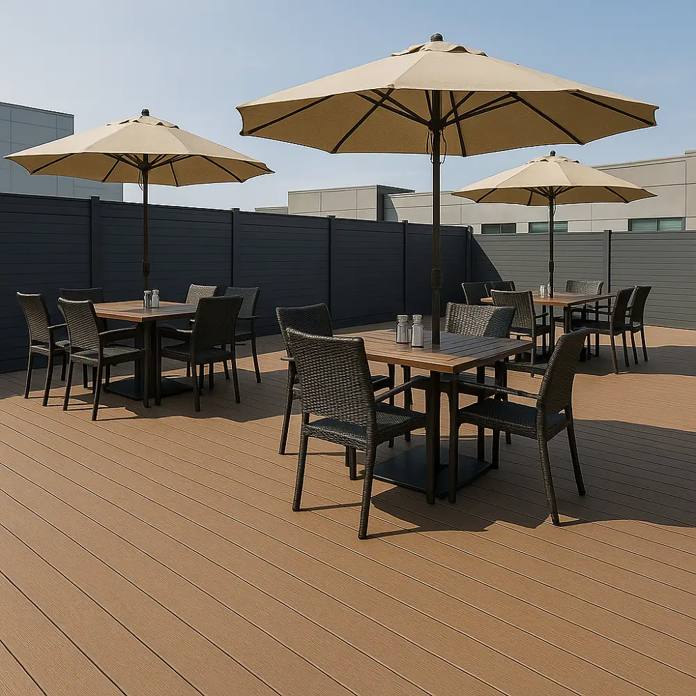 Commercial WPC Deck Flooring