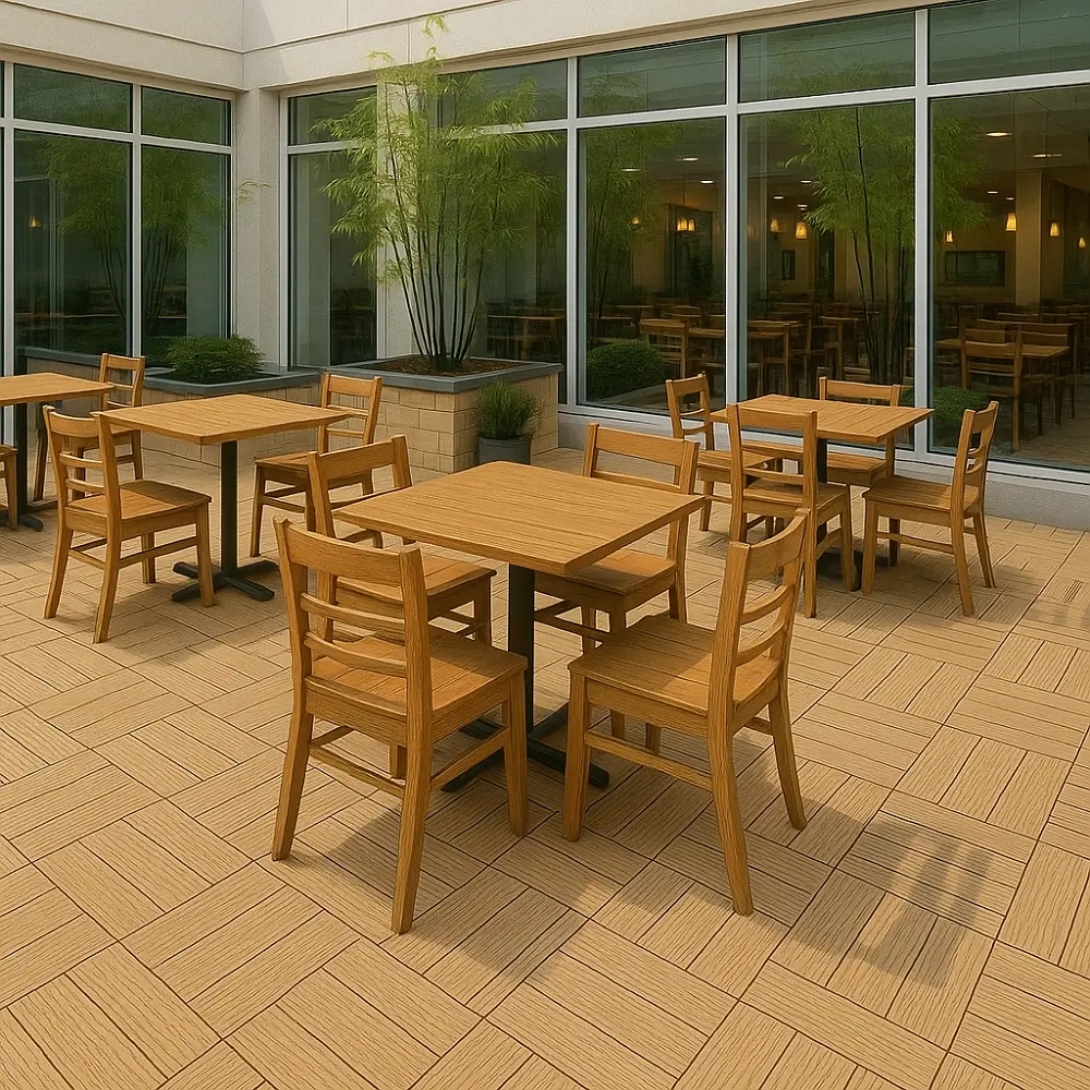 Commercial WPC Tiles